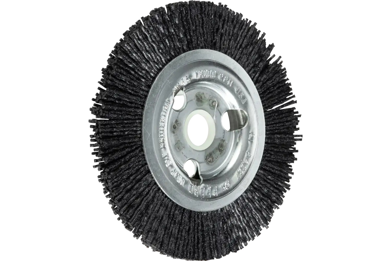 Picture of Pferd M-BRAD® Wheel Brush 4" Dia Narrow Face .040/120 Grit CO 5/8-1/2" Arbor